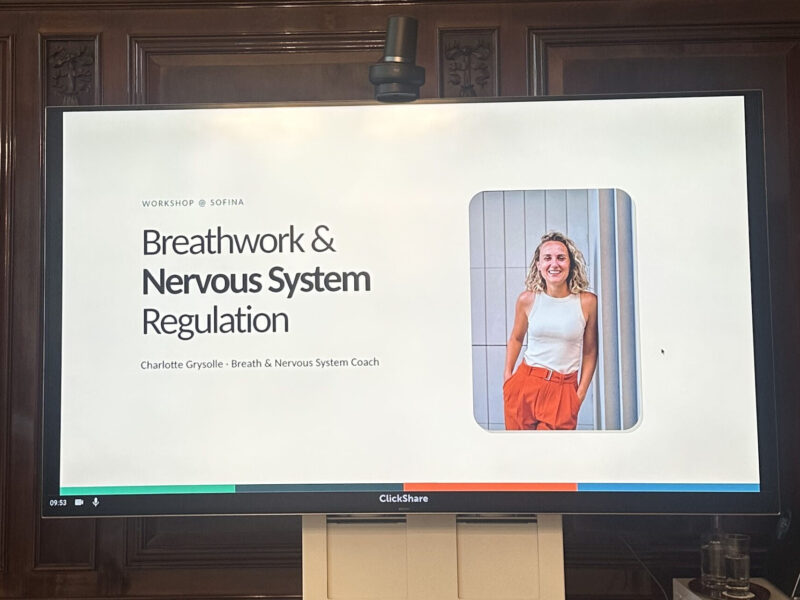 Breathwork and nervous system regulation workshop