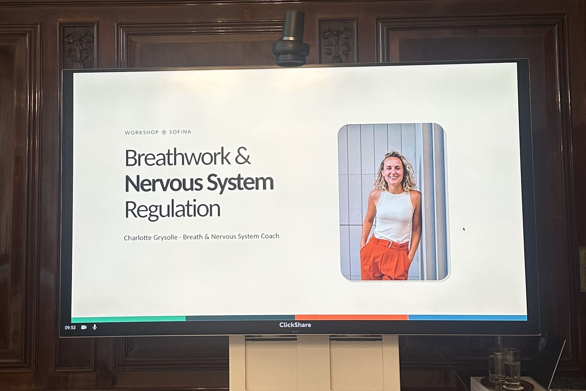 Breathwork and nervous system regulation workshop