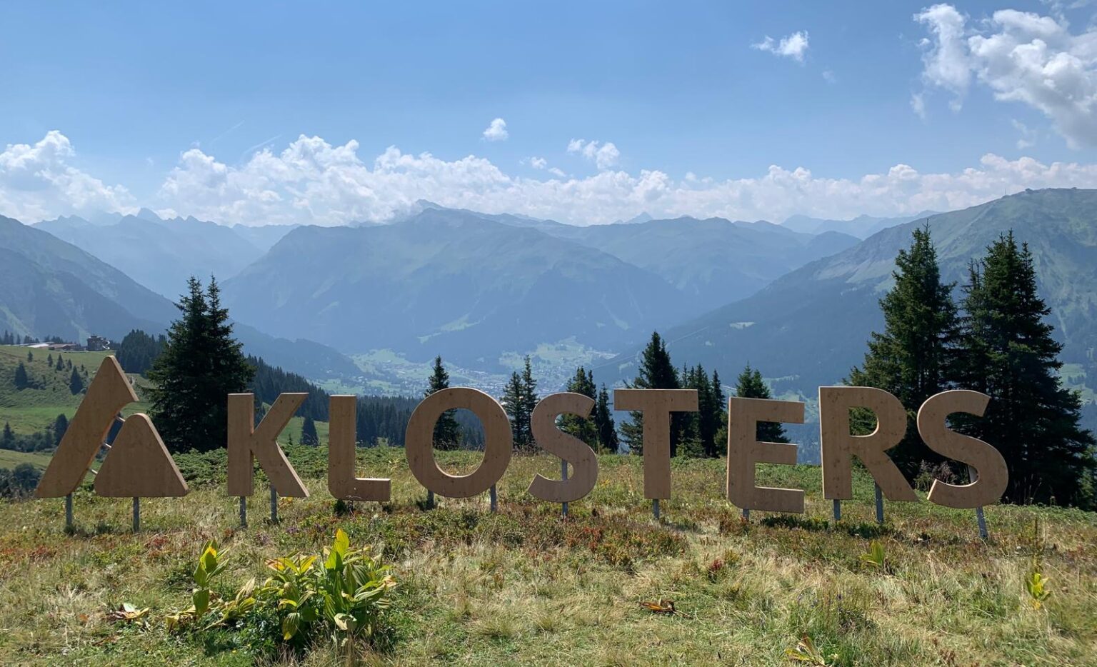 View of Klosters in Switzerland
